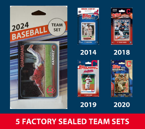 2024 Topps Series 1 Cleveland Guardians Team Set MultiPack 2020 2019 2018 2014
