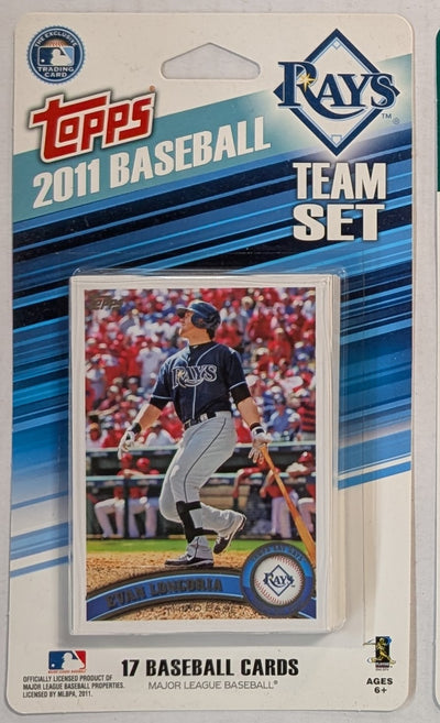 2011 Topps Tampa Bay Rays Factory Sealed Team Set Evan Longoria David Price Manny Ramirez