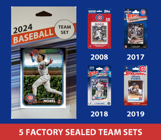 2024 Topps Series 1 Chicago Cubs Team Set Morel MultiPack 2008 2017 2018 2019 Rizzo