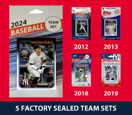 2024 Topps Yankees Team Set Judge Jeter Dominguez MultiPack 2012 2013 2018 2019
