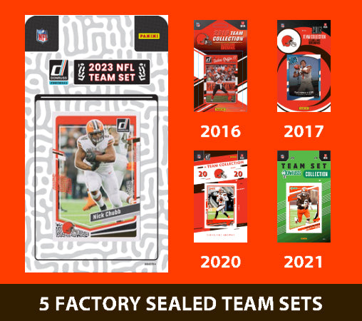 2023 Donruss Cleveland Browns Team Set MultiPack 2021 2020 2017 2016 Chubb