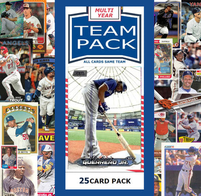 20 Card Multiyear Team Pack Toronto Blue Jays Vladimir Guerrero Jr 2024 2023 2025 Topps Stadium Club Archives Chrome Heritage Bowman