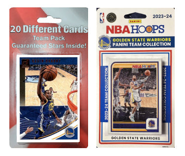 Golden State Warriors Kevin Durant 20 Cards + 2023-24 HOOPS Team Set Steph Curry