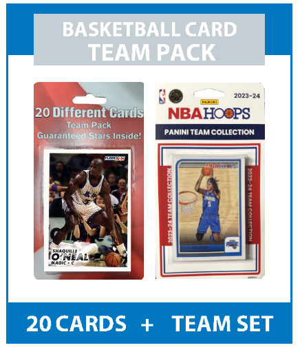 Orlando Magic Shaq 20 Cards + 2023-24 HOOPS Team Set Paolo Banchero