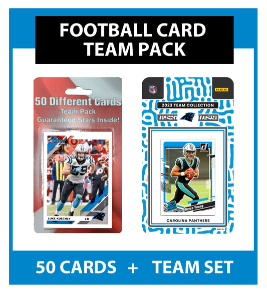 Carolina Panthers Team Pack 50 Cards Kuechly + 2023 Donruss Team Set Bryce Young