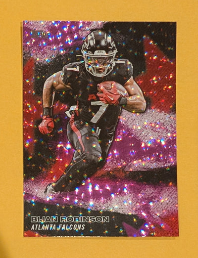 2026 Topps Football Bijan Robinson NFL Stars #NFLS-17 Pink Crackle Foil
