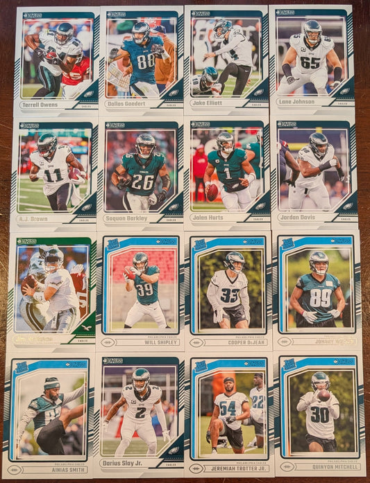 2024 Donruss Philadelphia Eagles NFL Team Set Jalen Hurts