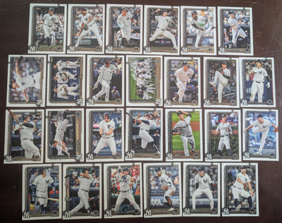 2025 Topps Series 1 + Series 2 Baseball Team Set 26 Cards New York Yankees Aaron Judge Jazz Fried