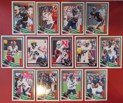 2025 SCORE NFL Chicago Bears Team Set Luther Burden RC Caleb Williams