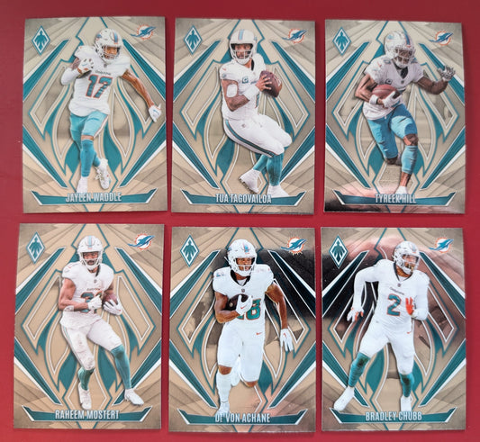 2024 Panini Phoenix NFL Team Pack Miami Dolphins Tyreek Hill Tua
