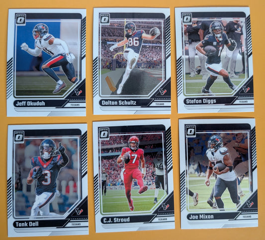 2024 Donruss Optic NFL Team Pack Houston Texans CJ Stroud