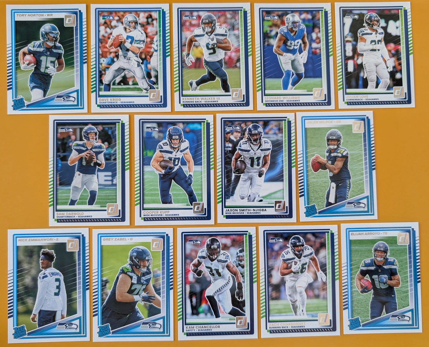 2025 Donruss NFL Team Set Seattle Seahawks - Cooper Kupp JSN