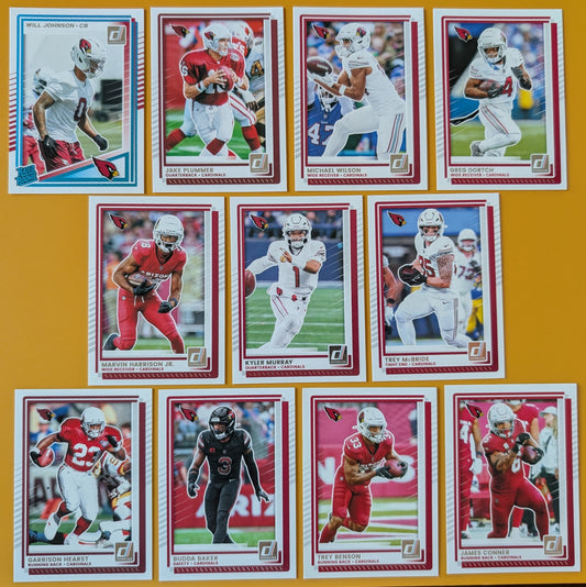 2025 Donruss NFL Team Set Arizona Cardinals Kyler Murray MHJ