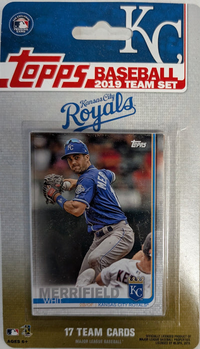 2019 Topps Kansas City Royals Factory Team Set Alex Gordon Salvador Perez Merrifield