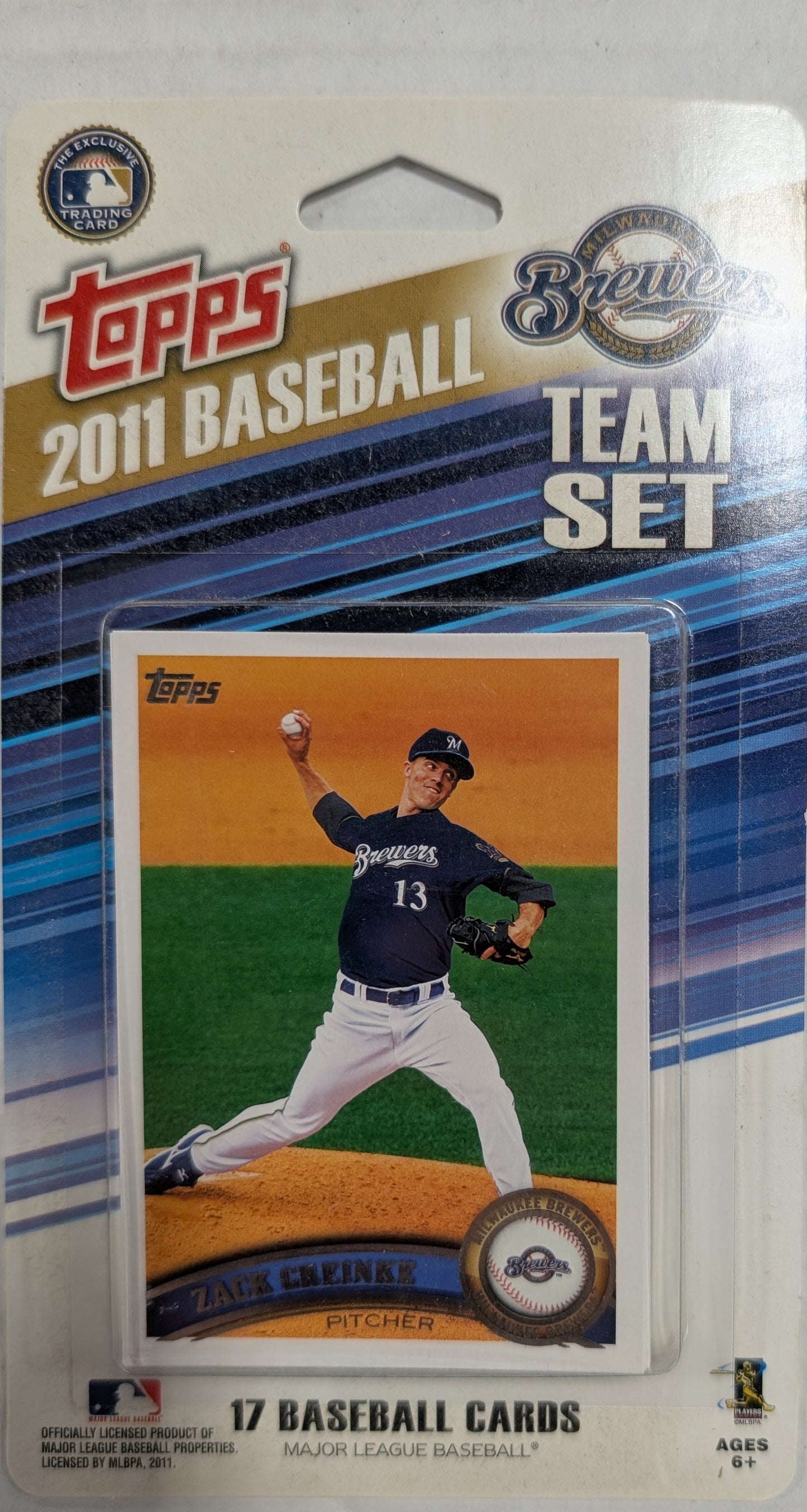 2011 Topps Milwaukee Brewers Factory Sealed Team Set Prince Fielder Zack Greinke Braun