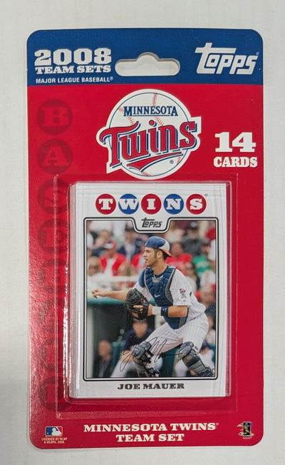 2008 Topps Minnesota Twins Factory Team Set Joe Mauer Justin Morneau Joe Nathan