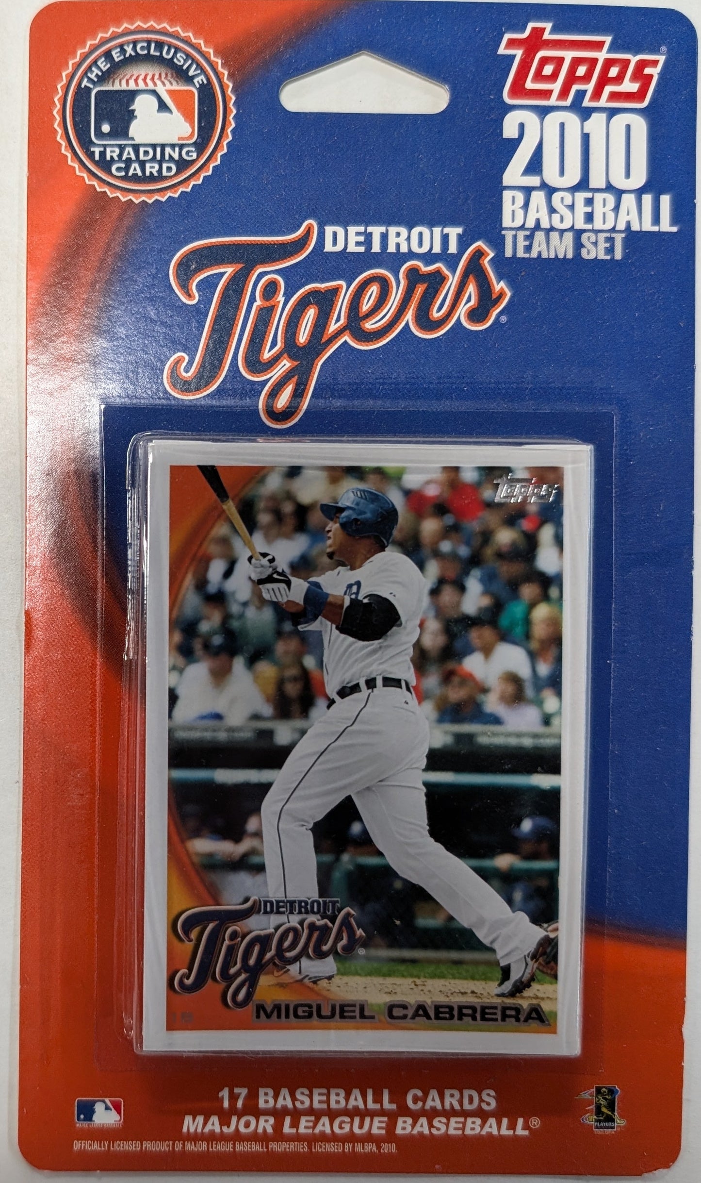 2010 Topps Detroit Tigers Factroy Team Set Miguel Cabrera Justin Verlander Max Scherzer