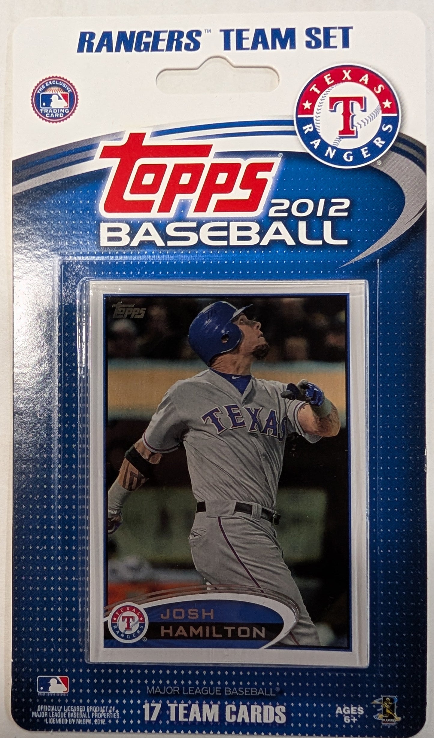 2012 Topps Texas Rangers Factory Team Set Michael Young Kinsler Beltre