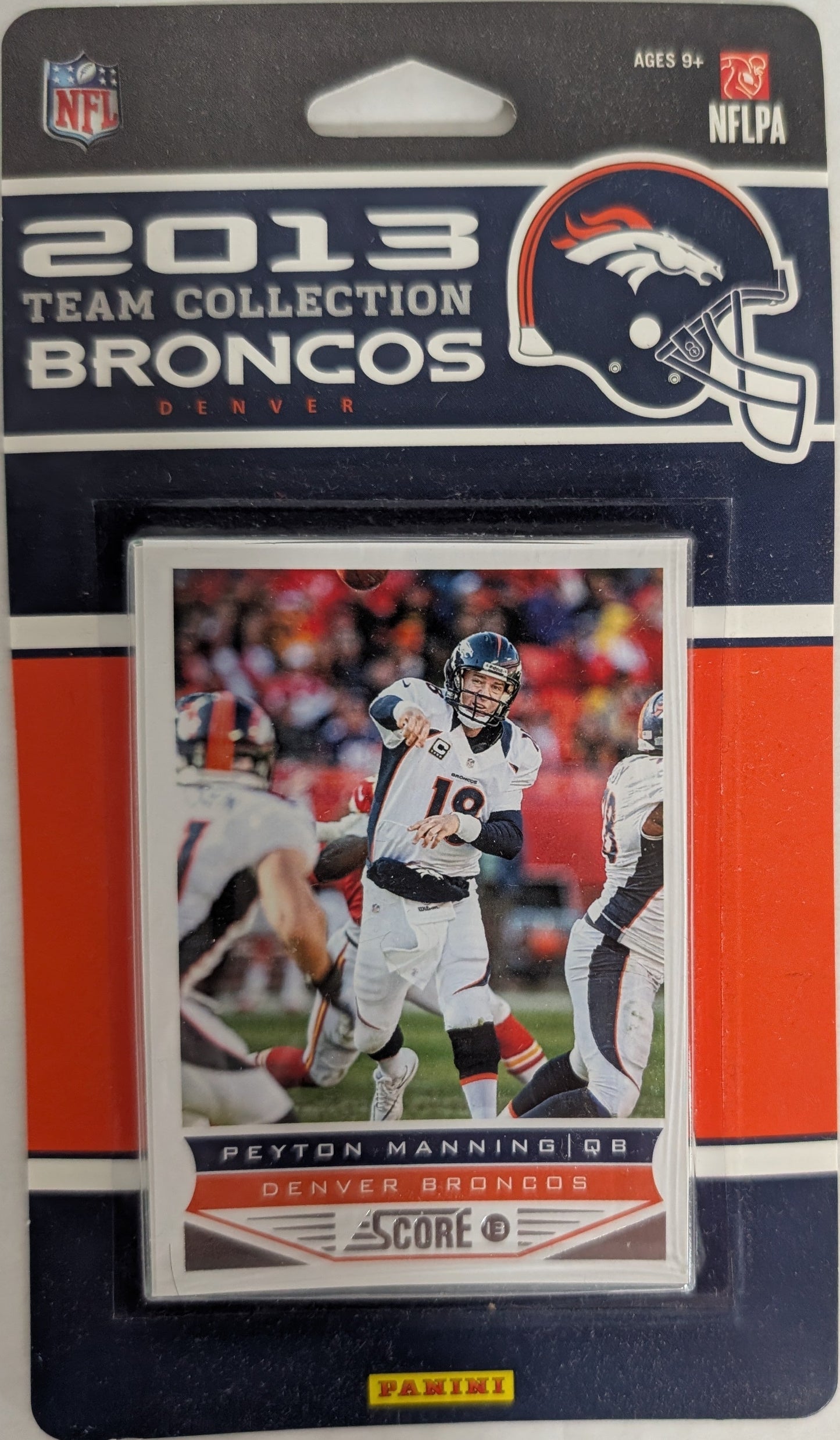 2013 SCORE Factory Sealed Denver Broncos Peyton Manning Wes Welker