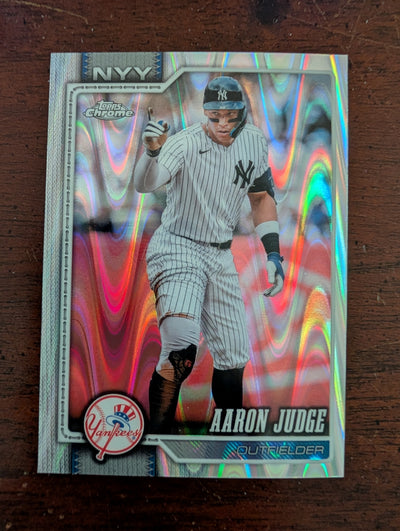 2026 Topps Chrome Aaron Judge Ray Wave Refractor #100