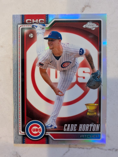 2026 Topps Chrome Cade Horton Lightboard Logo Variation #121