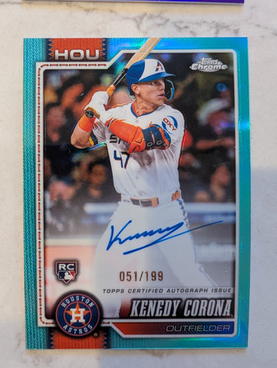 2026 Topps Chrome Kenedy Corona Rookie Autograph #RA-KC
