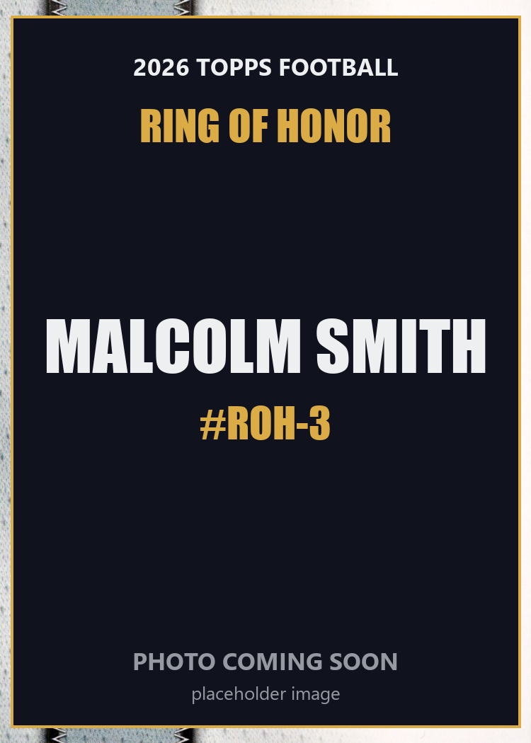 Malcolm Smith ROH-3 2026 Topps Football Ring of Honor