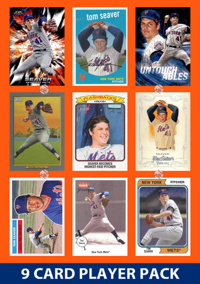 Tom Seaver New York Mets 9 Card Legend Pack Topps Bowman 2025 2024 2023