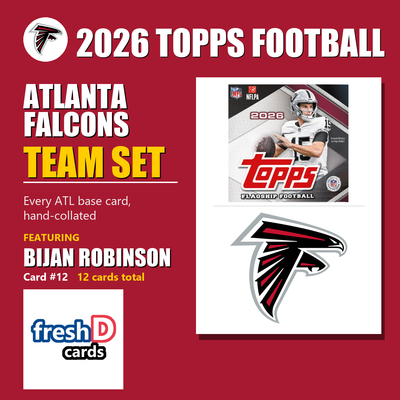 Atlanta Falcons 2026 Topps Football team set