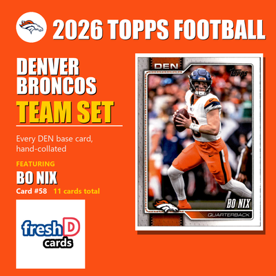 Denver Broncos 2026 Topps Football team set