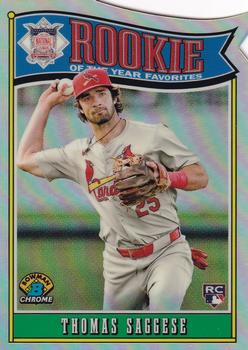 2025 Bowman Rookie of the Year Favorites Thomas Saggese #ROY-6
