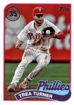 2024 Topps Series 1 1989 Topps Baseball Trea Turner #89B-56