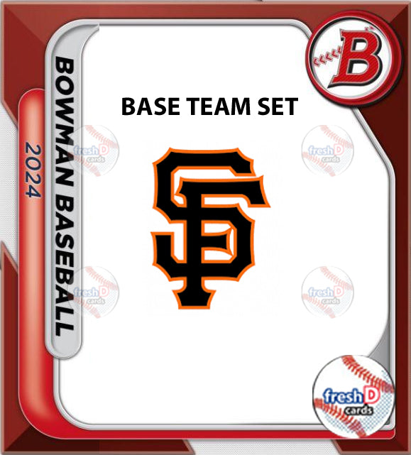 2024 BOWMAN Veterans & RC Team Set San Francisco GIants Kyle Harrison Jung-hoo Lee RC