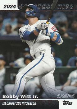 2025 Topps Series 1 2024 Greatest Hits Bobby Witt Jr. #GH-6