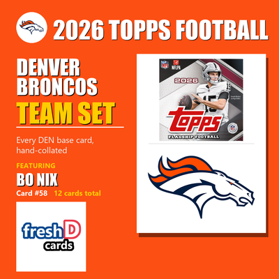 Denver Broncos 2026 Topps Football team set