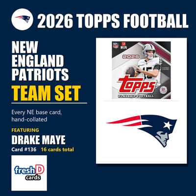 New England Patriots 2026 Topps Football team set