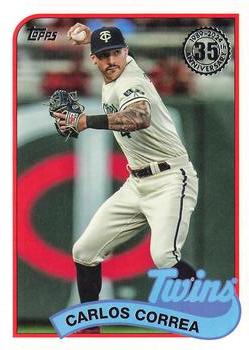 2024 Topps Series 1 1989 Topps Baseball Carlos Correa #89B-41