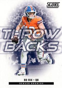 2025 Score Throwbacks Bo Nix #6
