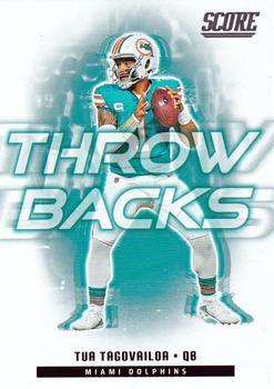2025 Score Throwbacks Tua Tagovailoa #22