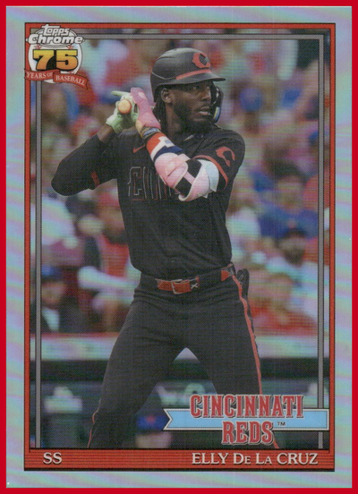 2026 Topps Chrome 1991 Topps Elly De La Cruz #91CB-7