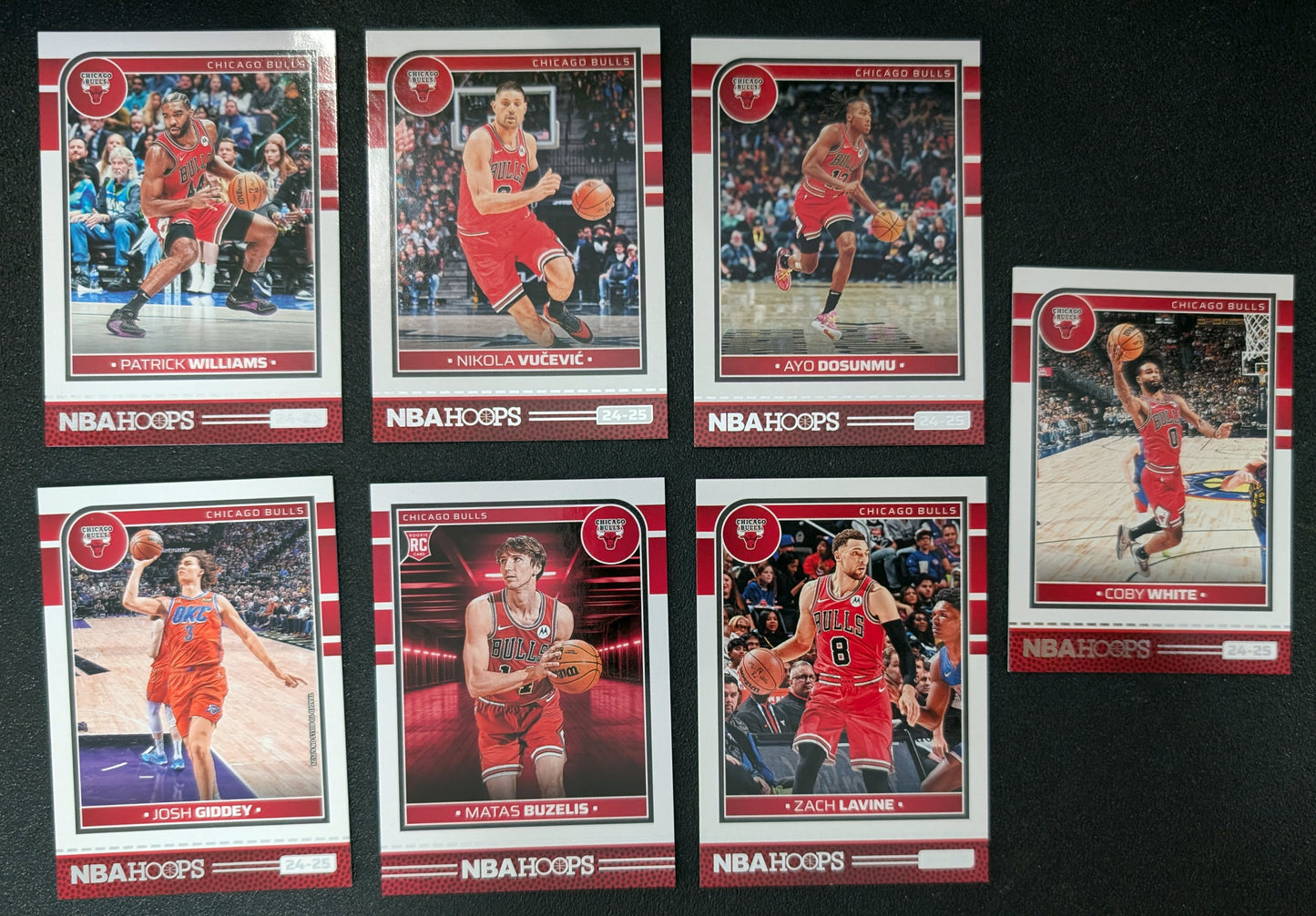 Chicago Bulls Multiyear Pack 20 Cards Michael Jordan + 2024-25 HOOPS Team Set Zach LaVine plaque