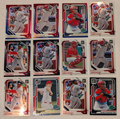 2026 Donruss Optic cardinals parallel lot