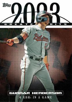 2024 Topps Series 1 2023 Greatest Hits Gunnar Henderson #23GH-18