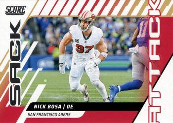 2025 Score Sack Attack Nick Bosa #12