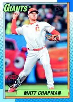 2025 Topps Series 1 1990 Topps Baseball Matt Chapman #T90-86