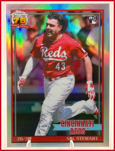 2026 Topps Chrome 1991 Topps Sal Stewart #91CB-21