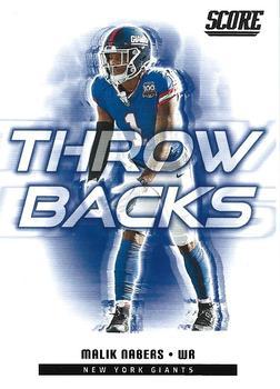2025 Score Throwbacks Malik Nabers #11