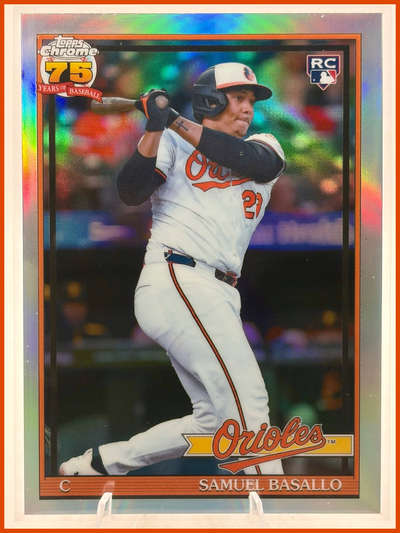 2026 Topps Chrome 1991 Topps Samuel Basallo #91CB-17