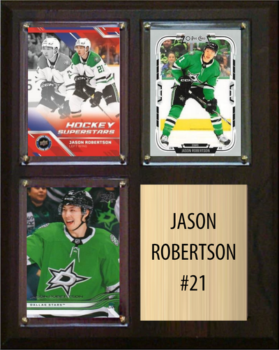 Jason Robertson Dallas Stars plaque