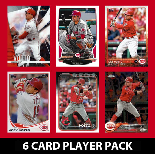 Joey Votto Cincinnati Reds 6 Card Player Pack 2025 2024 Topps Bowman